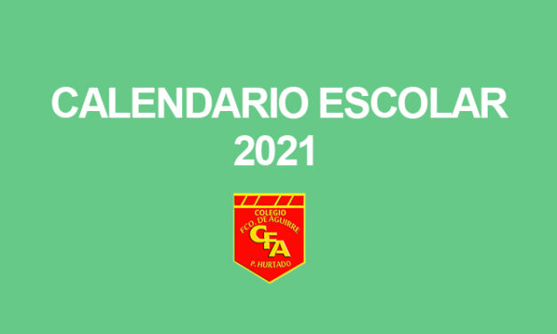 EXTRACTO CALENDARIO ESCOLAR 2021