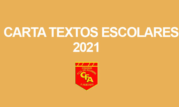 carta textos escolares