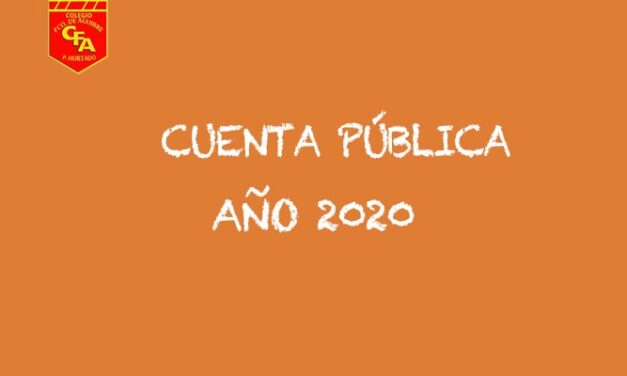 CUENTA PÚBLICA AÑO 2020