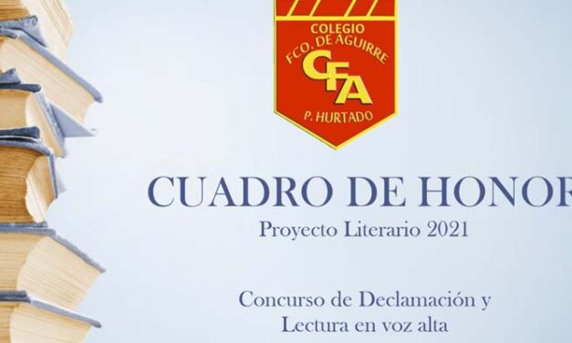 CUADRO DE HONOR PROYECTO LITERARIO 2021