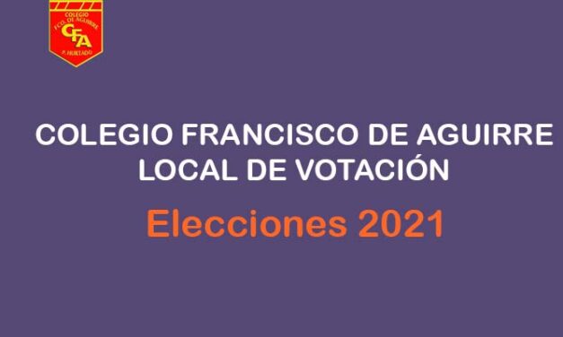 LOCAL DE VOTACIÓN 2021