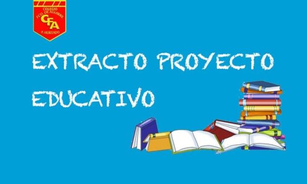 EXTRACTO PROYECTO EDUCATIVO