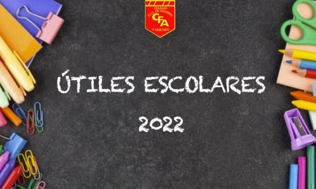 ÚTILES ESCOLARES 2022