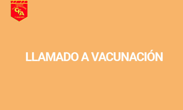 Llamado a vacunación