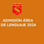 ADMISION AREA DE LENGUAJE