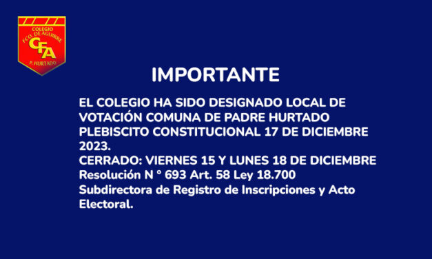 Comunicado por votaciones