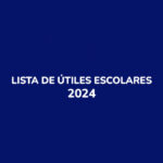 Listas de útiles año 2024