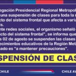 Suspensión de Clases Viernes 02 de Agosto 2024