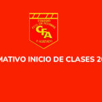 INFORMATIVO INICIO DE CLASES 2025